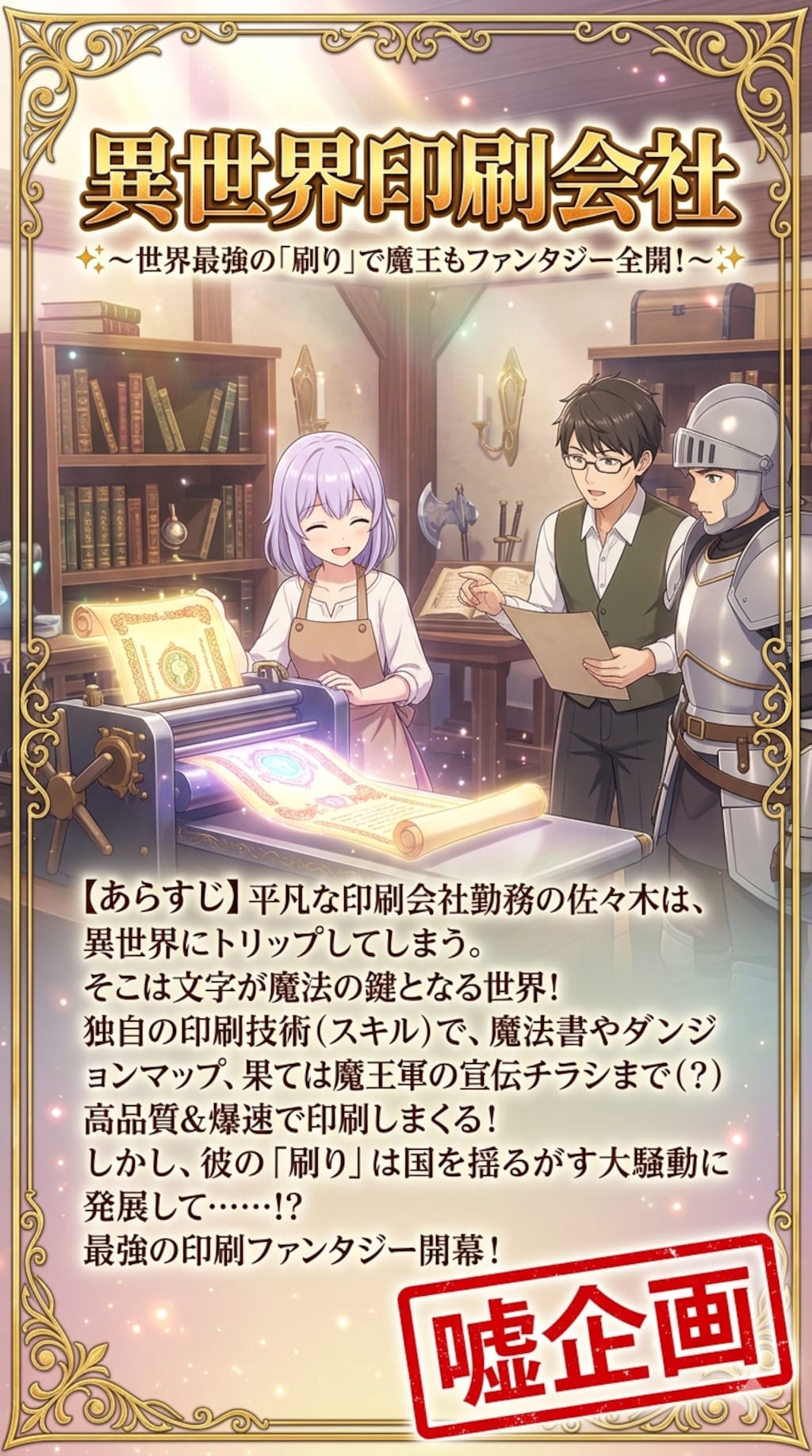 異世界広告代理店・印刷会社