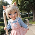 今日のニャンコ ～ウチのコ（ペット）自慢～　Part.9　エプロンドレスで(=^..^=)ﾐｬｰ 11枚目