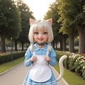 今日のニャンコ ～ウチのコ（ペット）自慢～　Part.9　エプロンドレスで(=^..^=)ﾐｬｰ 6枚目