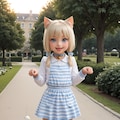 今日のニャンコ ～ウチのコ（ペット）自慢～　Part.9　エプロンドレスで(=^..^=)ﾐｬｰ 2枚目