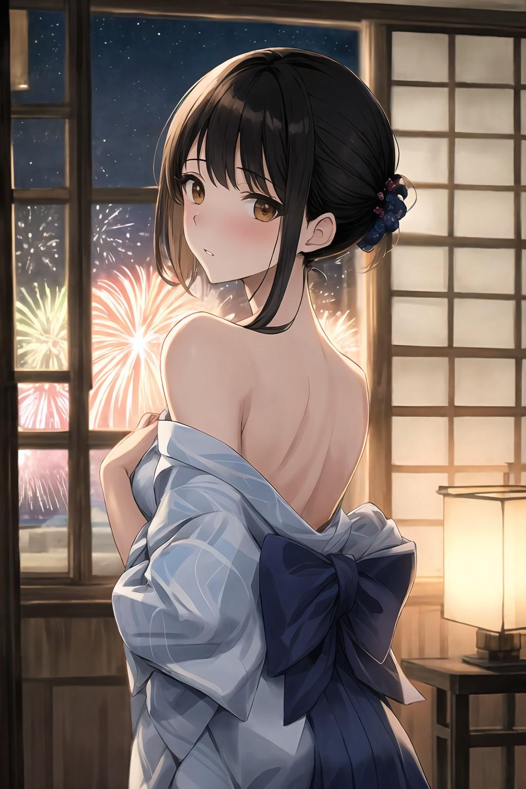 花火大会の夜