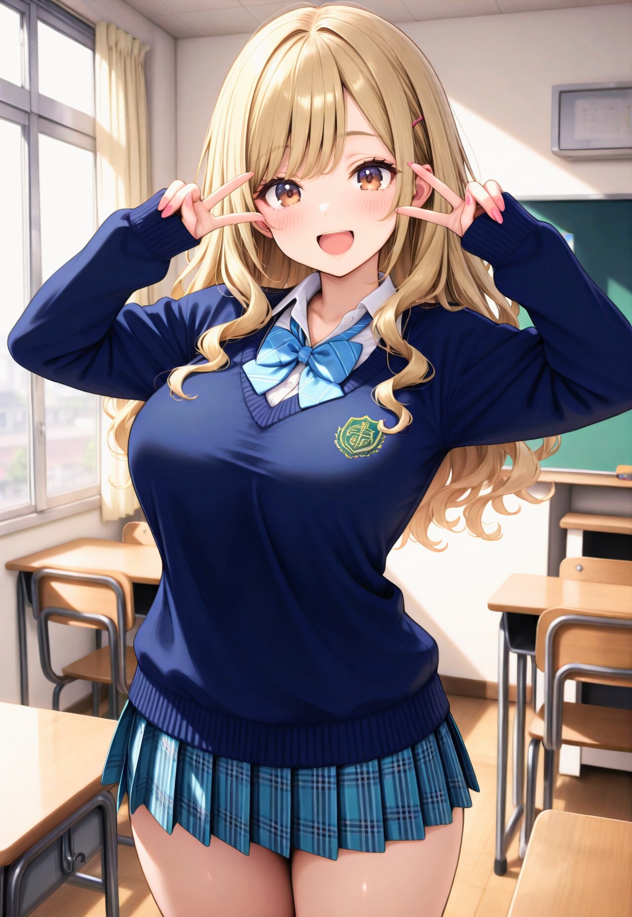 1265（紺のセーター）