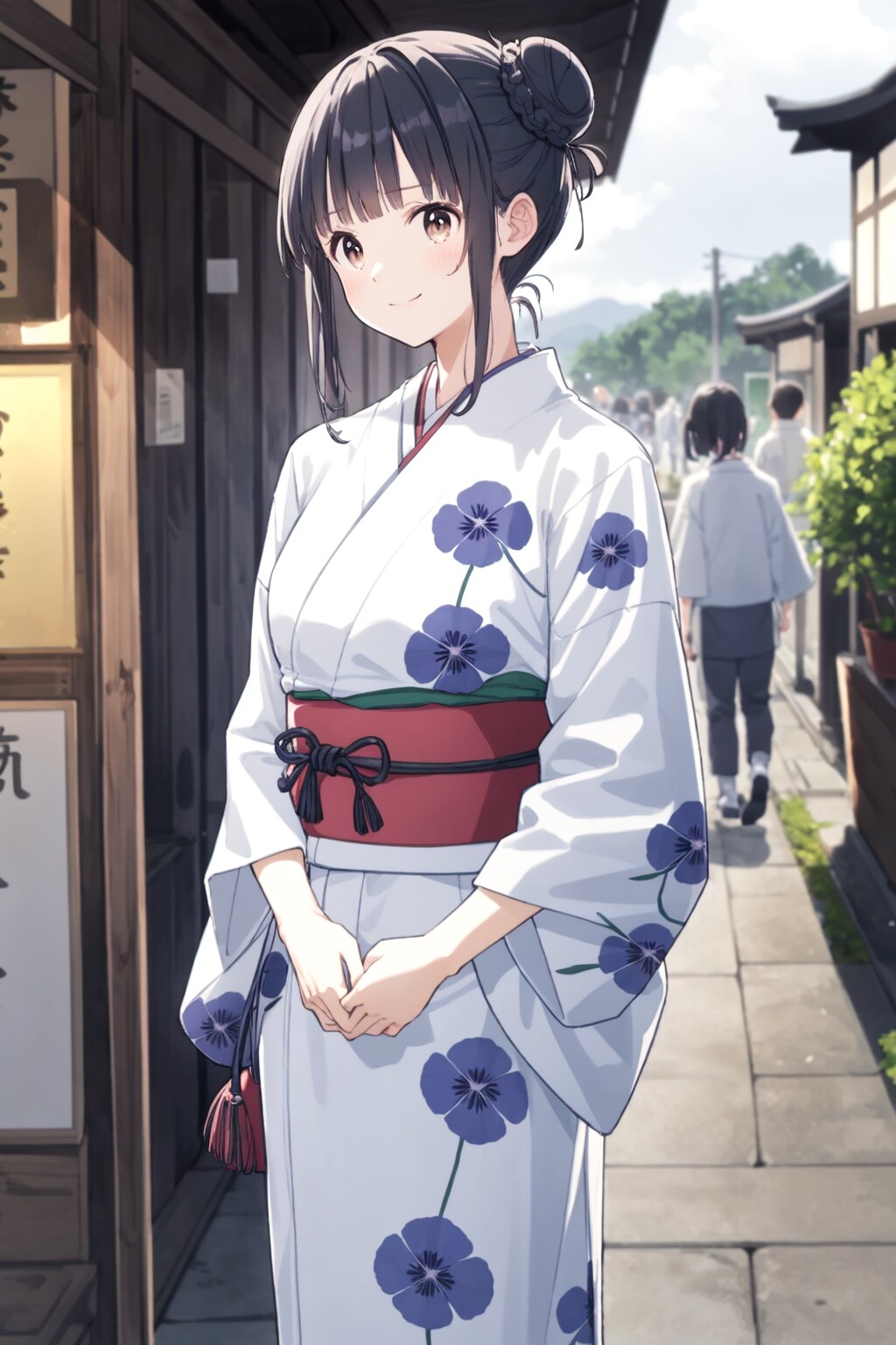 AQUAで浴衣　240725