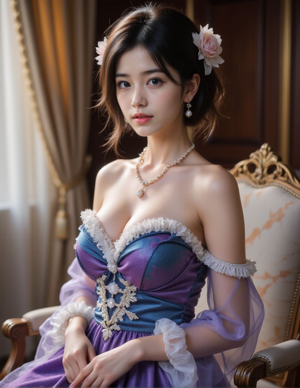 只今、モデルのお仕事中ョ