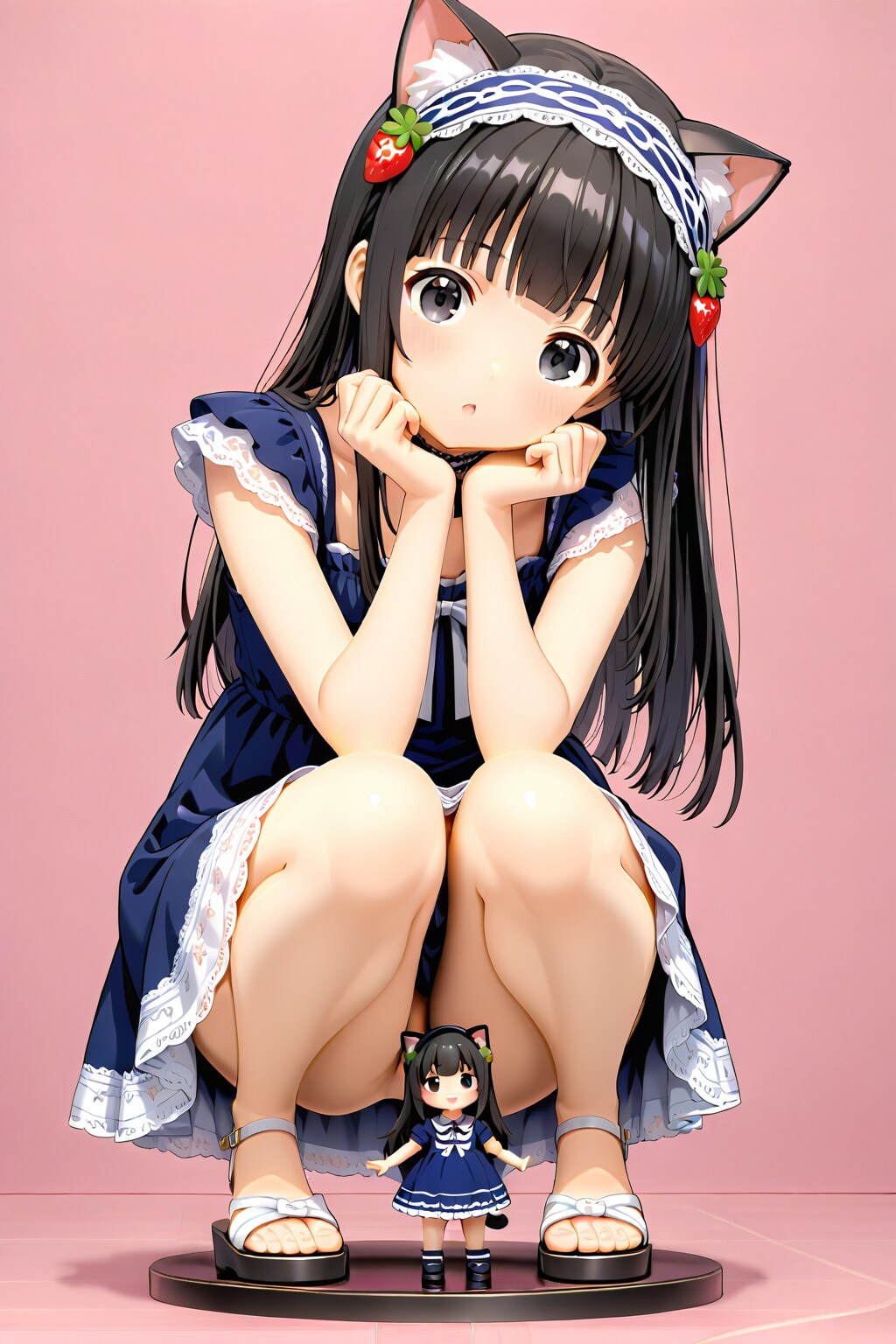 ネコ娘のクロちゃん🐈‍⬛✨１９フィギュア２