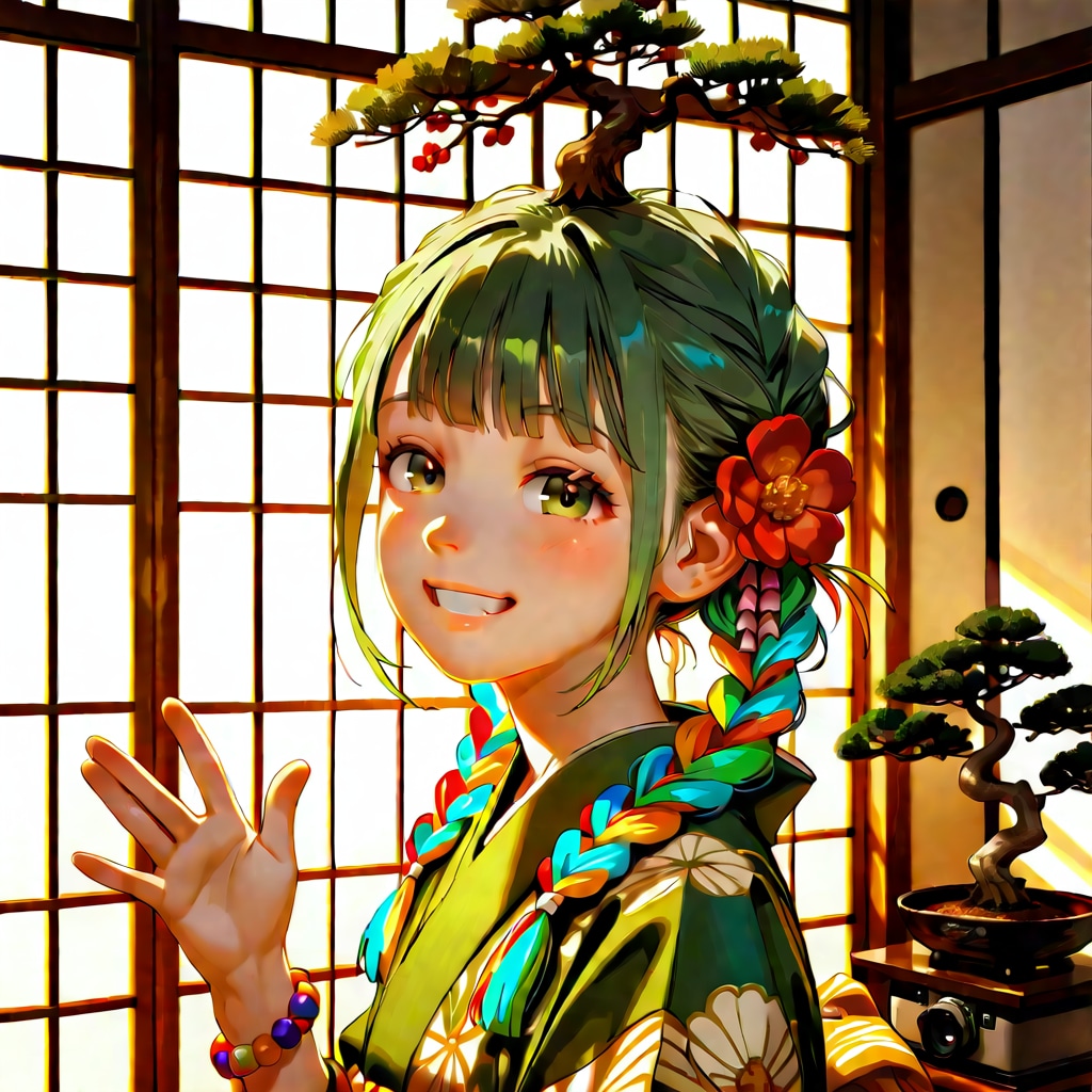 BONSAI化したうちの子ヒワ | の人気AIイラスト・グラビア