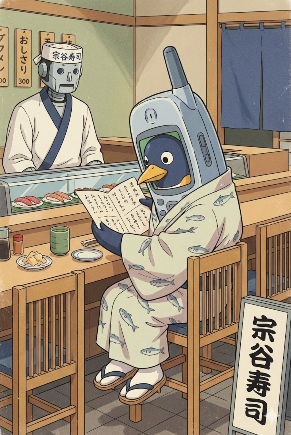 小説『スシバーにてガリ楽しむ』【ニャンノ世界】