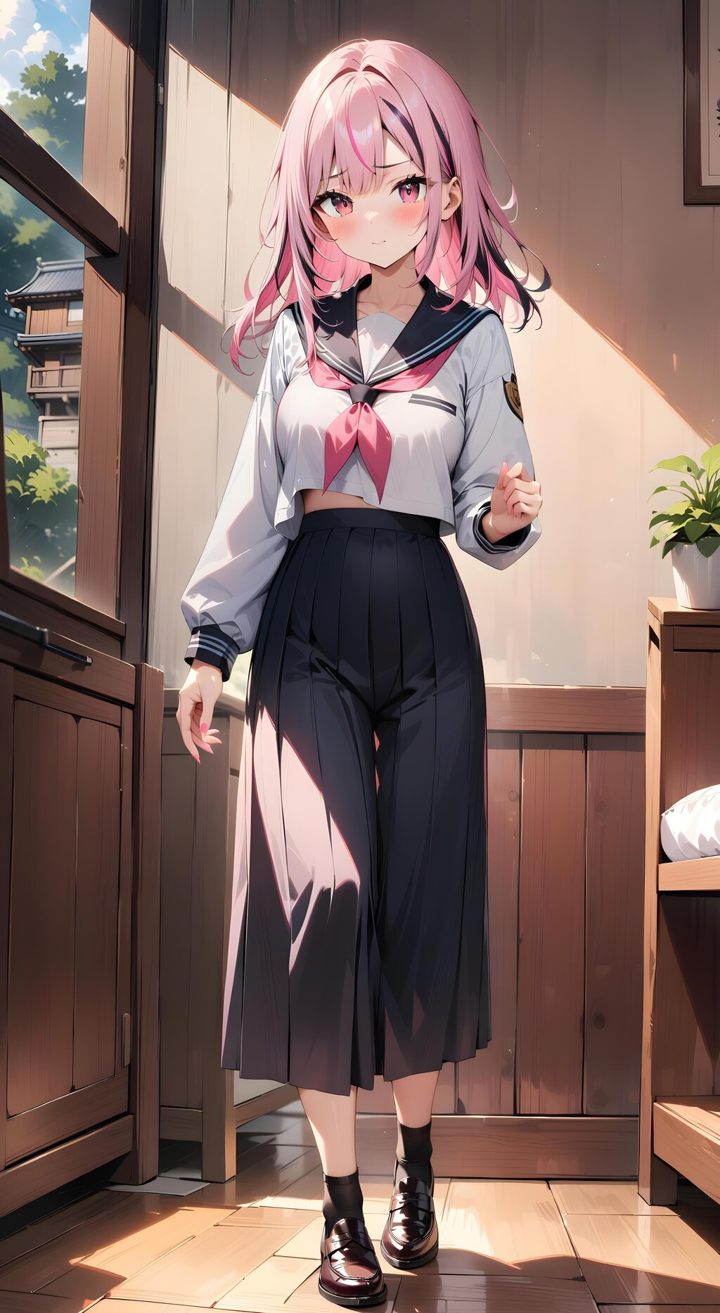 どっちの制服がいいかな？