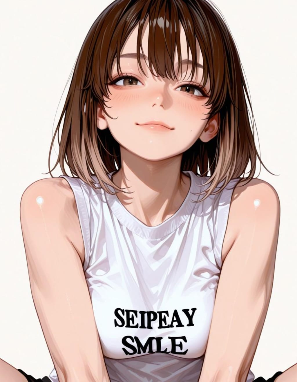 ちょっとテカリ肌