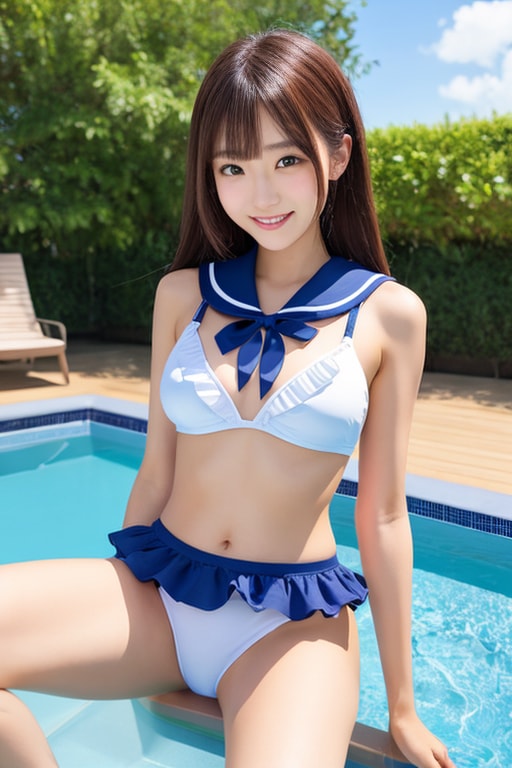 セーラー水着