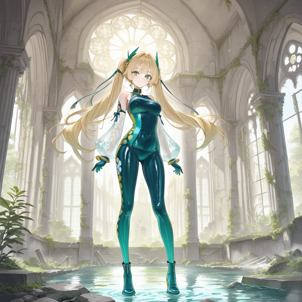 聖域に煌めく水鏡の女神 | の人気AIイラスト・グラビア