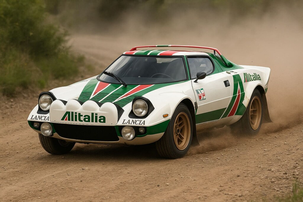アリタリアカラーランチアストラトスラリーカー