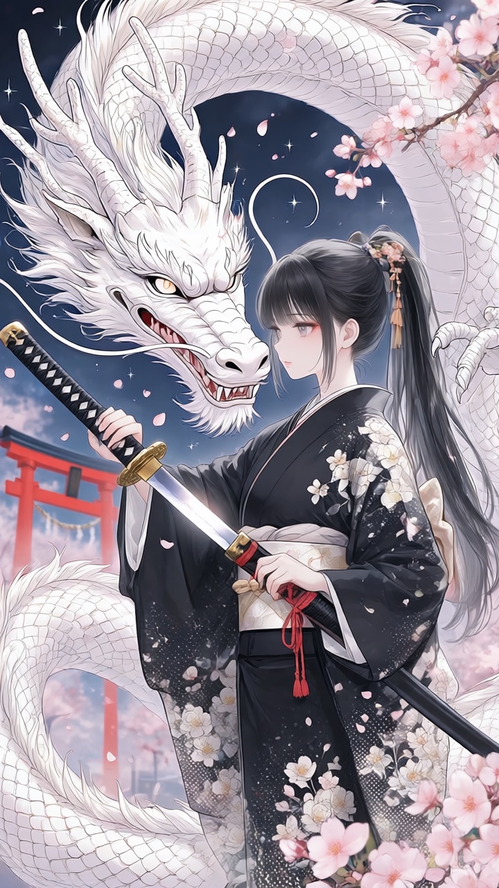 剣人女子＆東洋龍