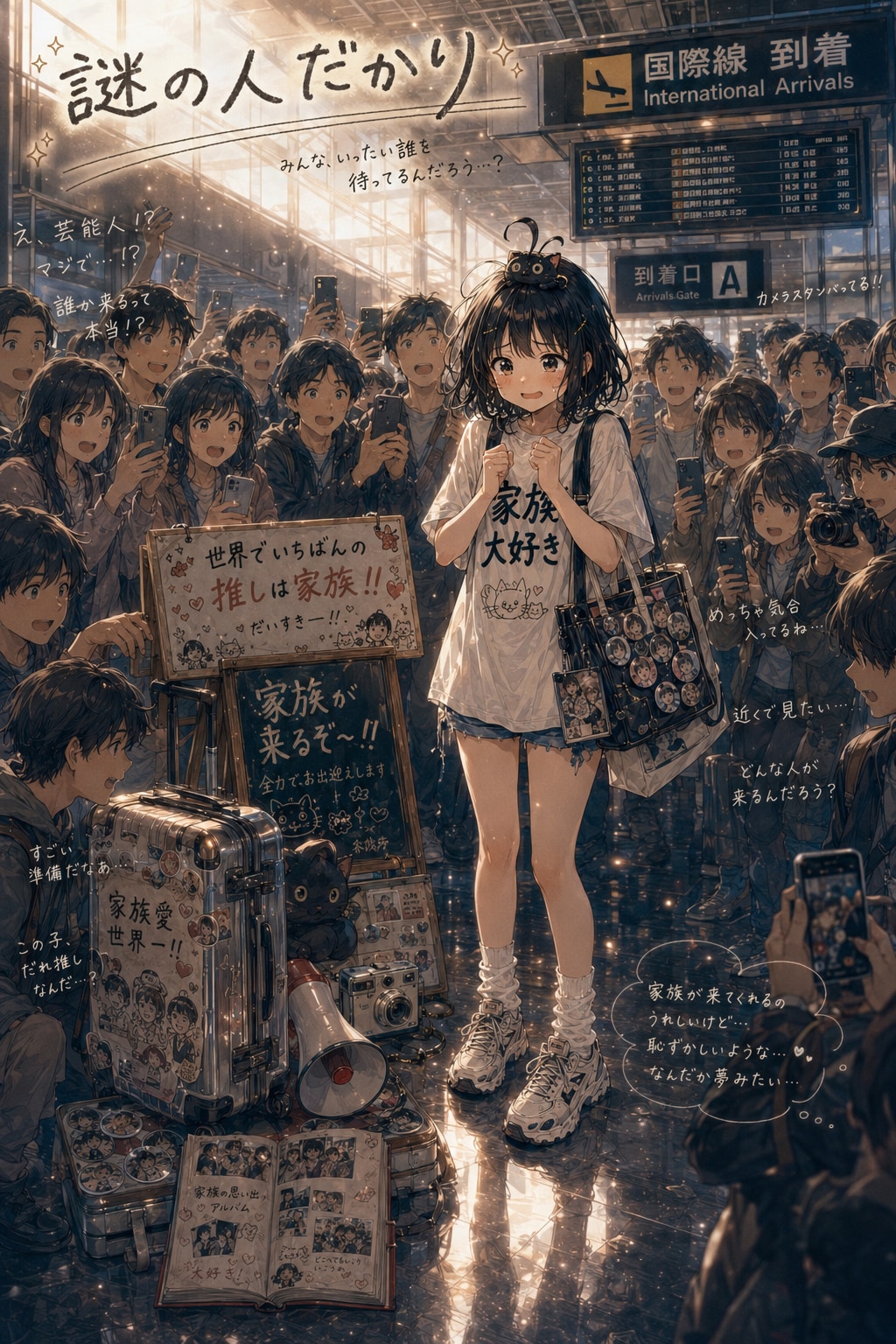 謎の人だかり