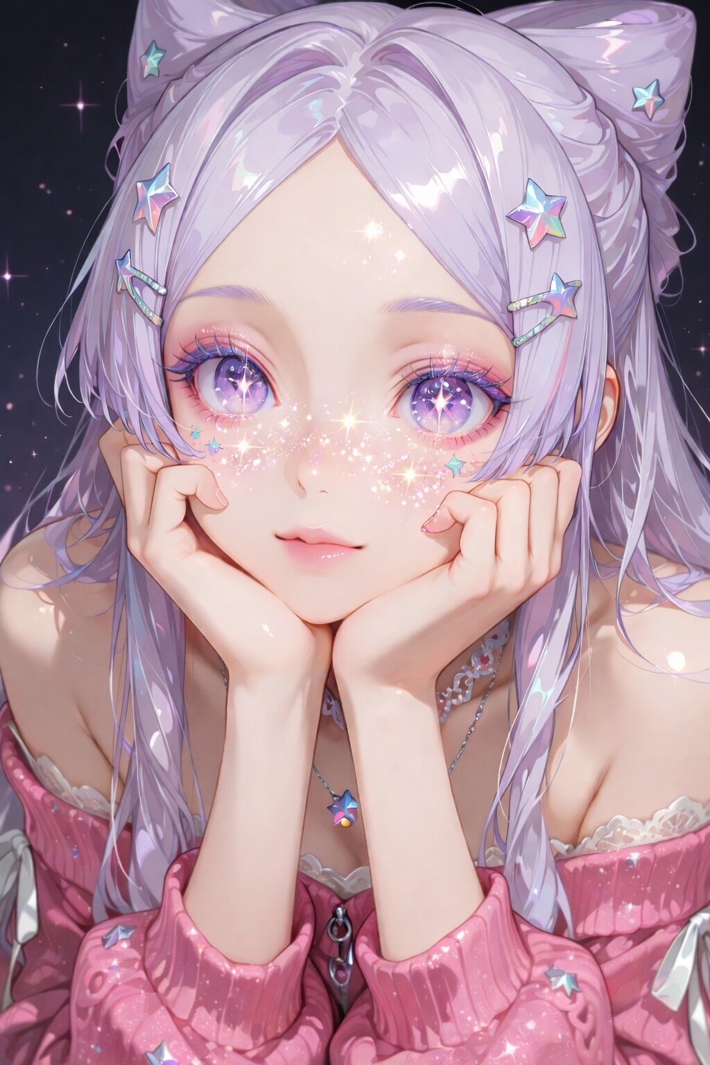 Star Dreamy Makeup | の人気AIイラスト・グラビア