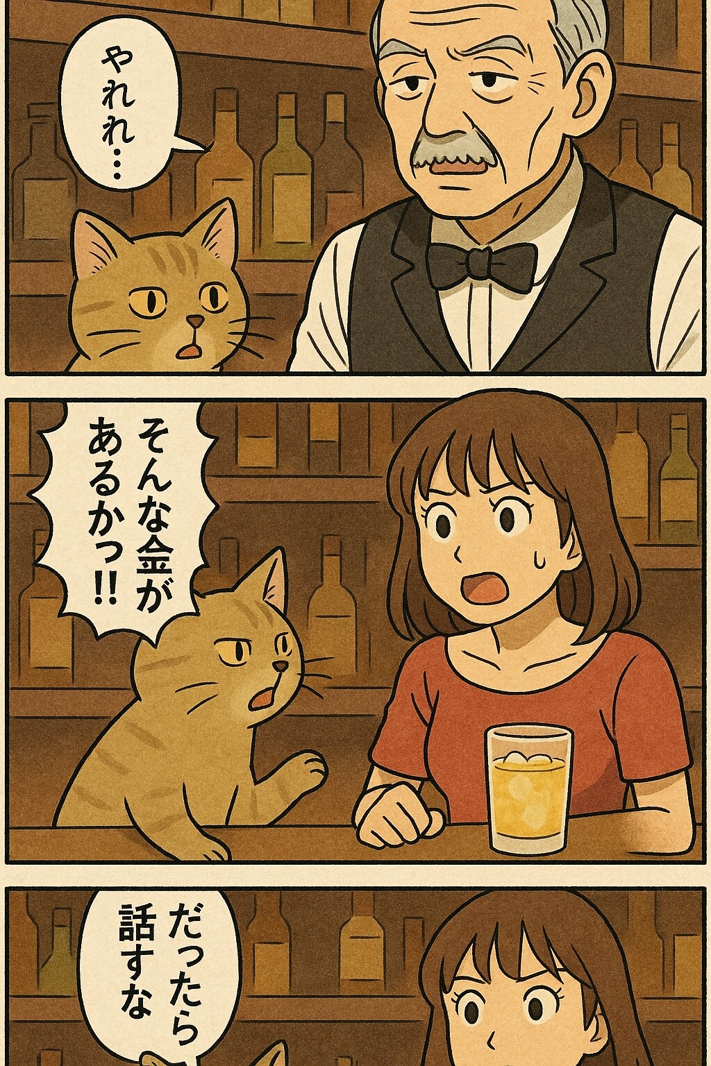 BarCatで理不尽漫画