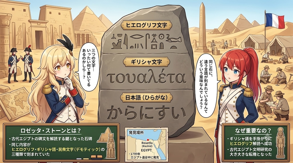 7月15日はロゼッタ・ストーンが発見された日