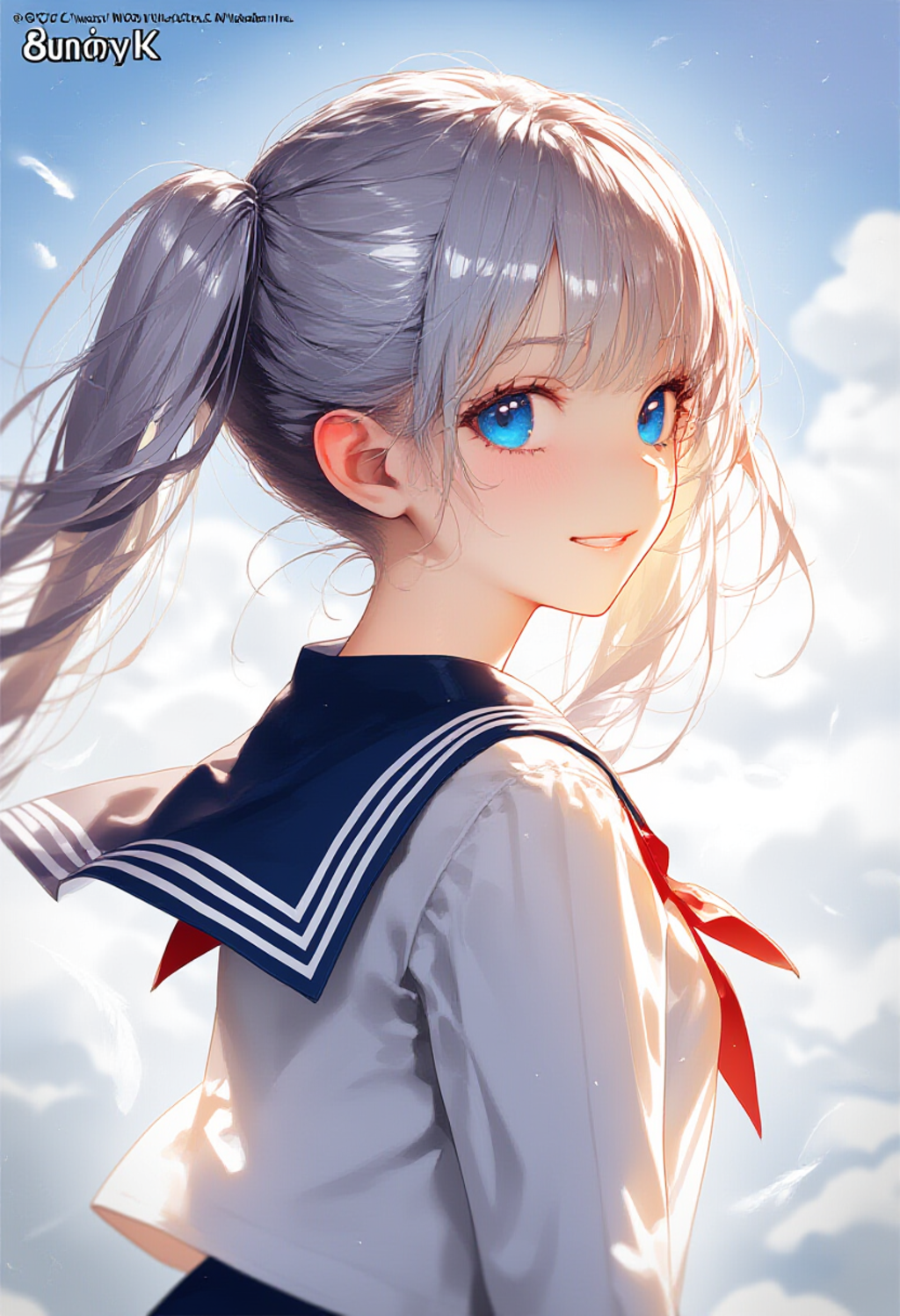 うなじとセーラー服