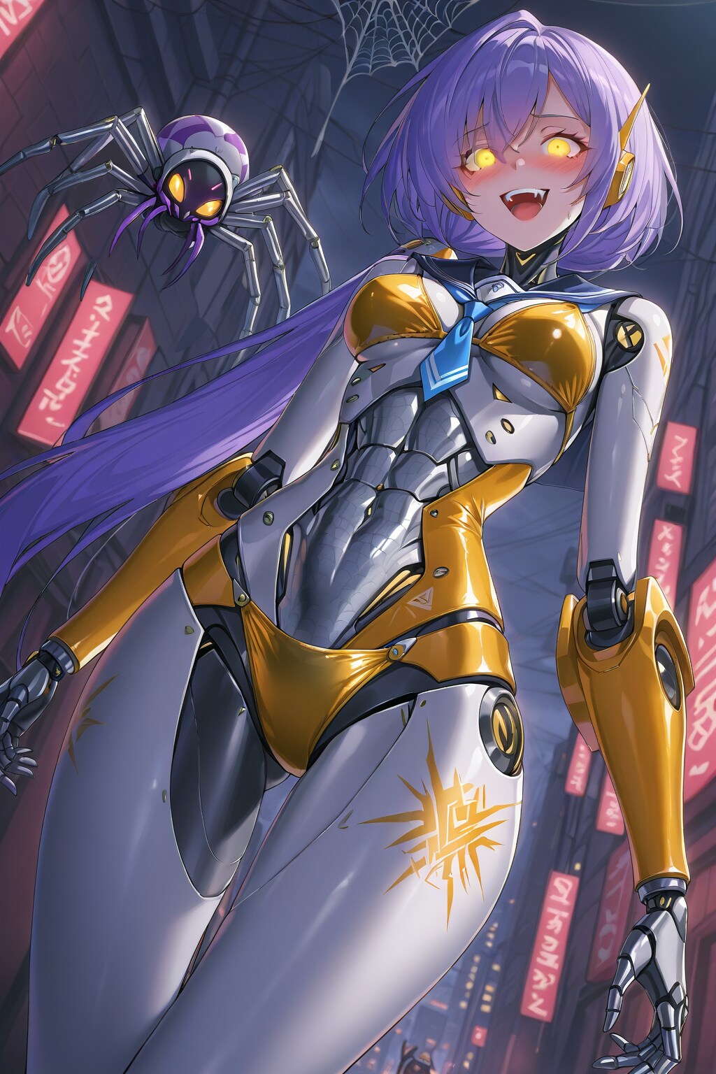 ちちぷい生成メカ娘　クモ1