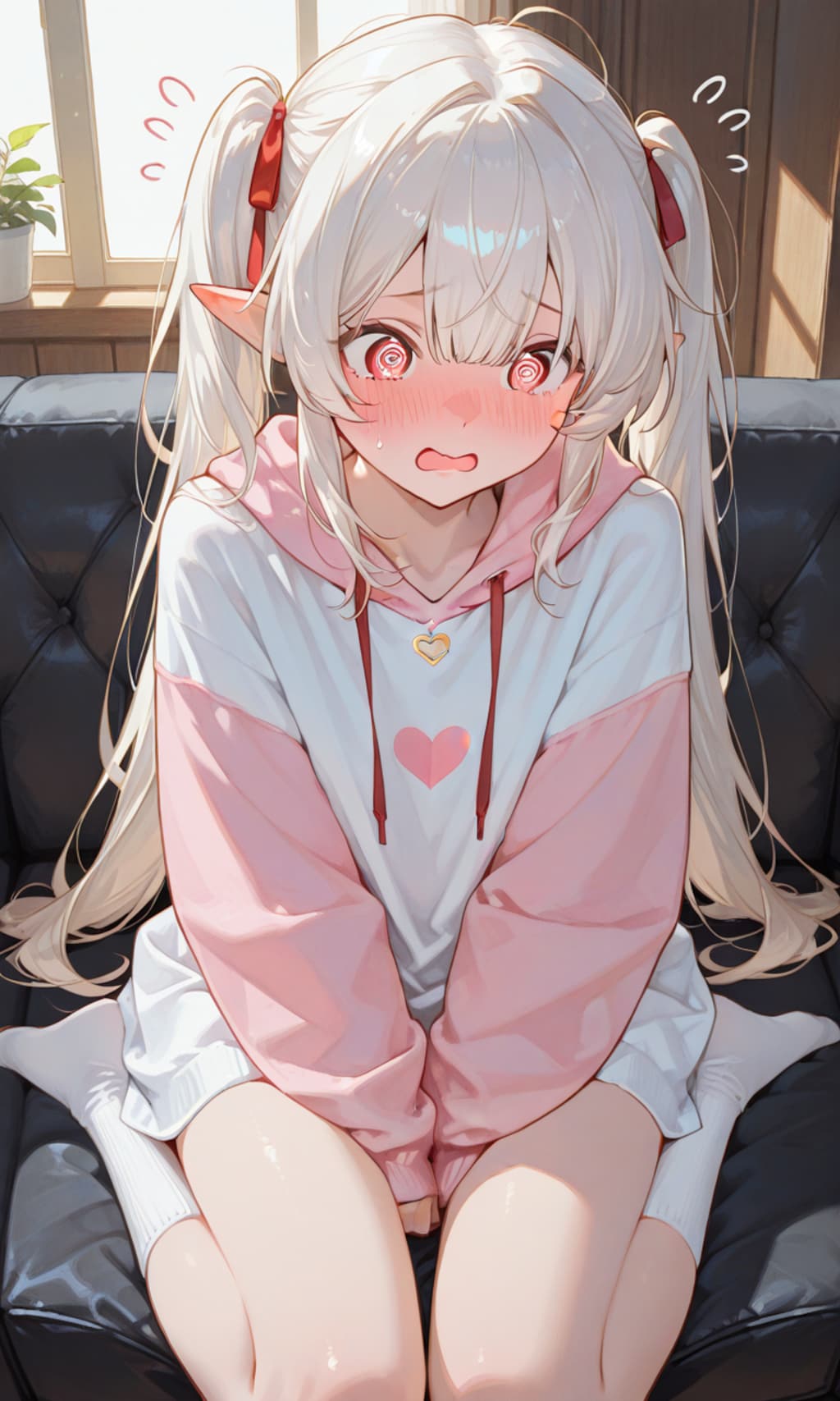 恥ずかしがるシロネさん