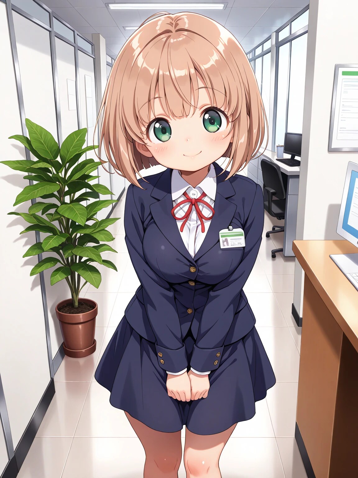 オフィスのこはるちゃん | の人気AIイラスト・グラビア