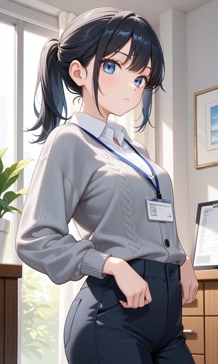 【うちの子】姉の服を着てみたチハルちゃん