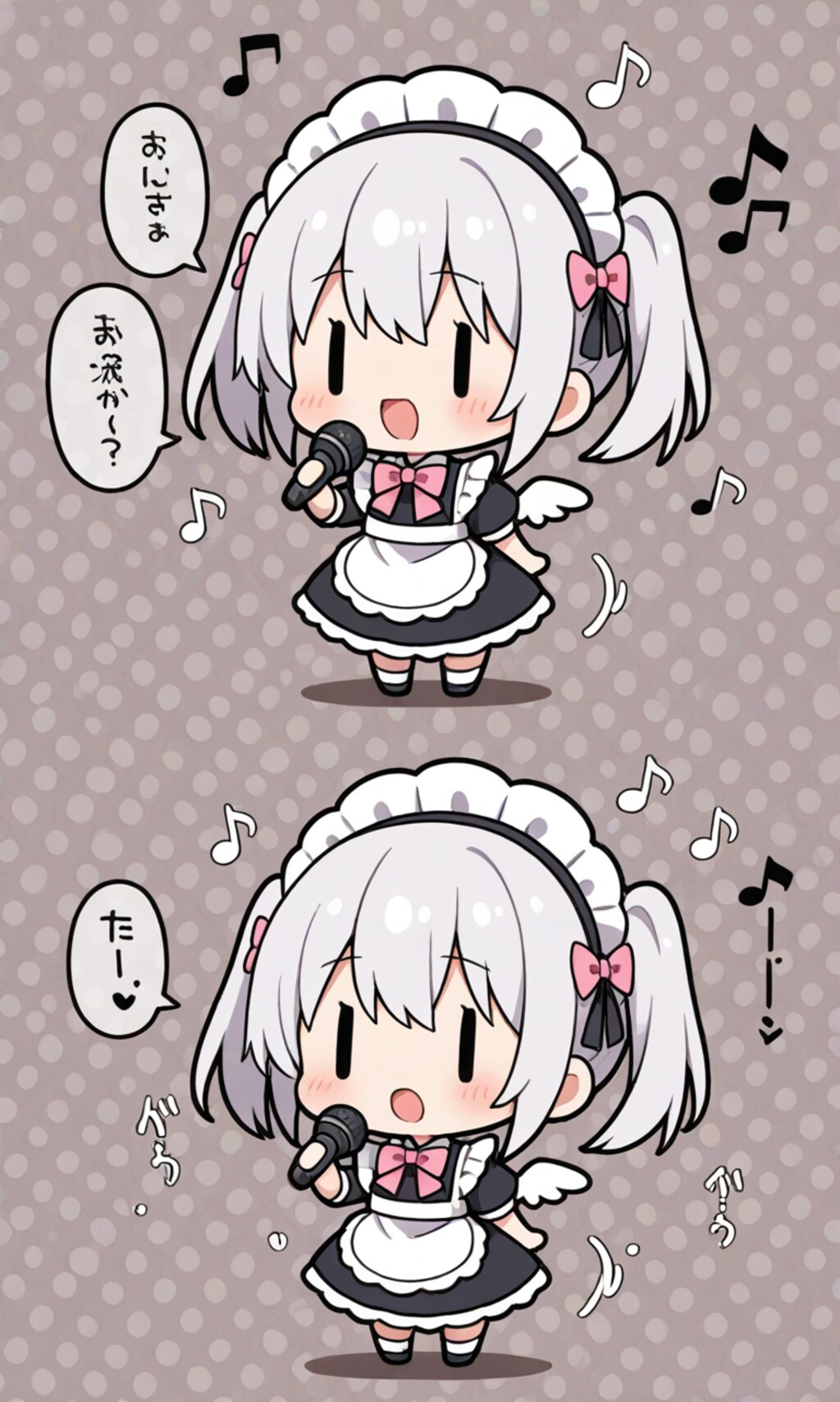 チビメイドさんの漫画のような何か