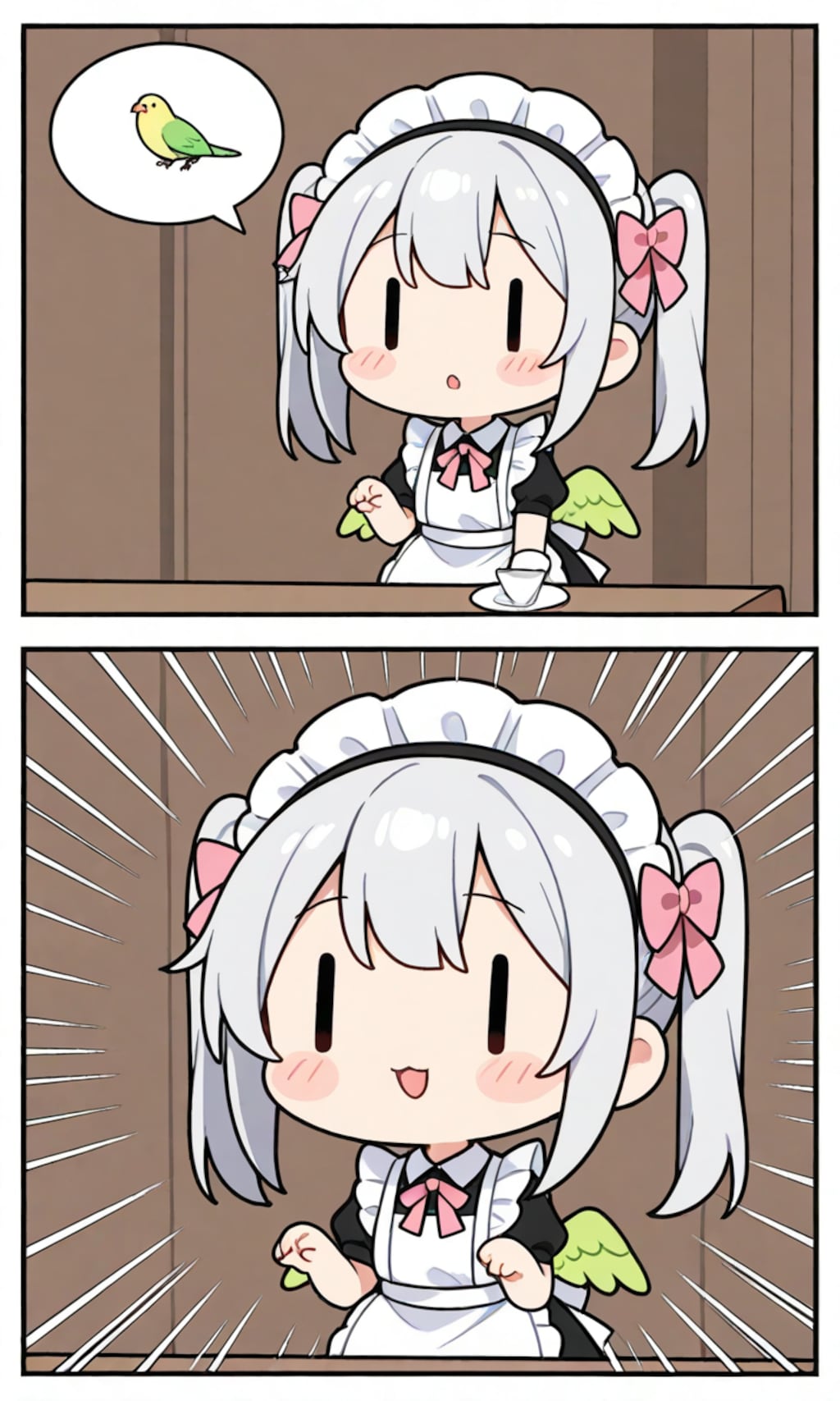 チビメイドさんの漫画のような何か