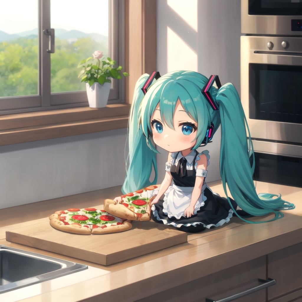 ちびミクメイド