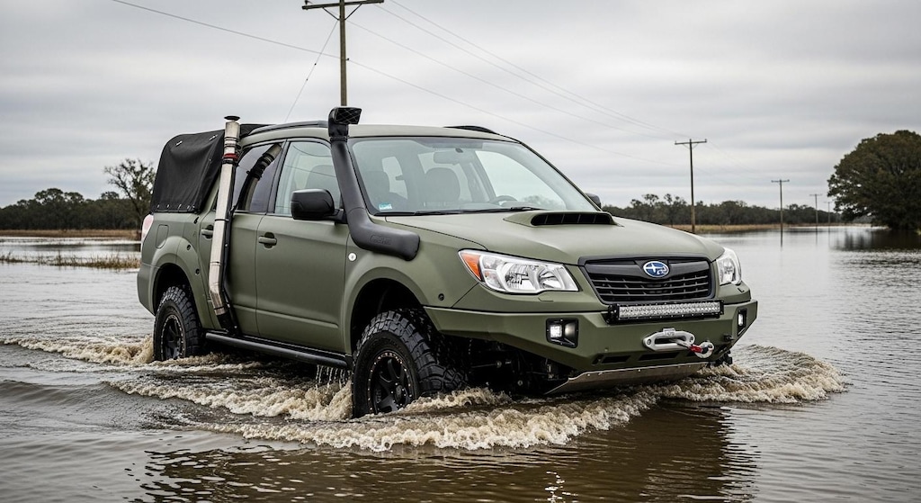 フォレスター川渡り