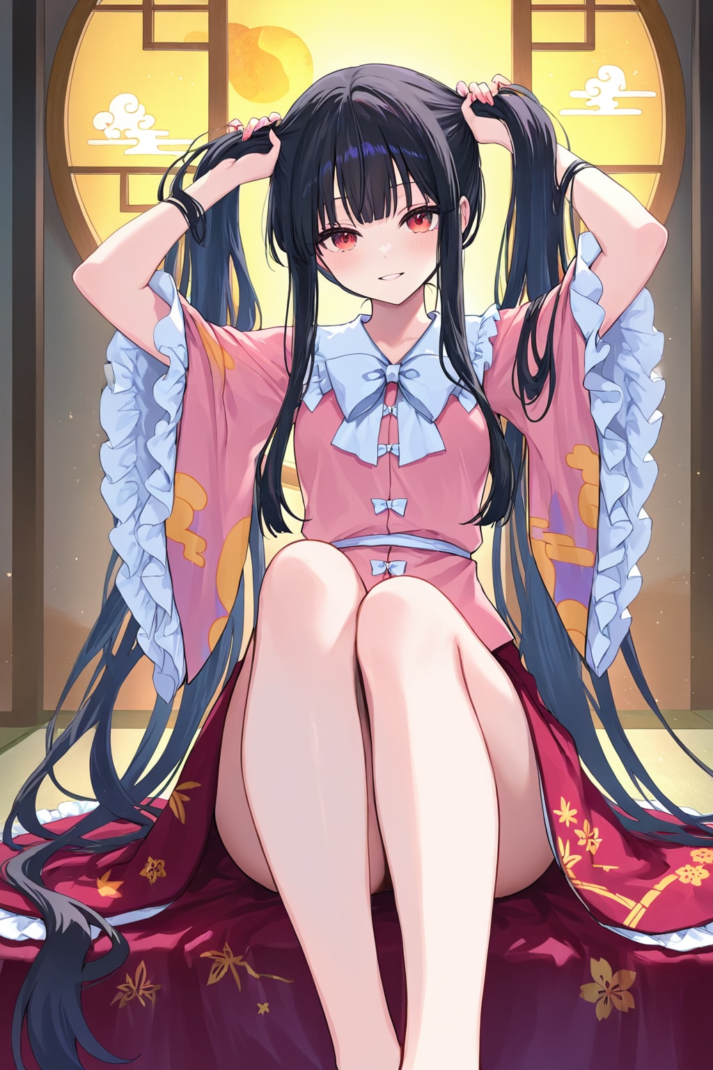 輝夜の手ツインテール