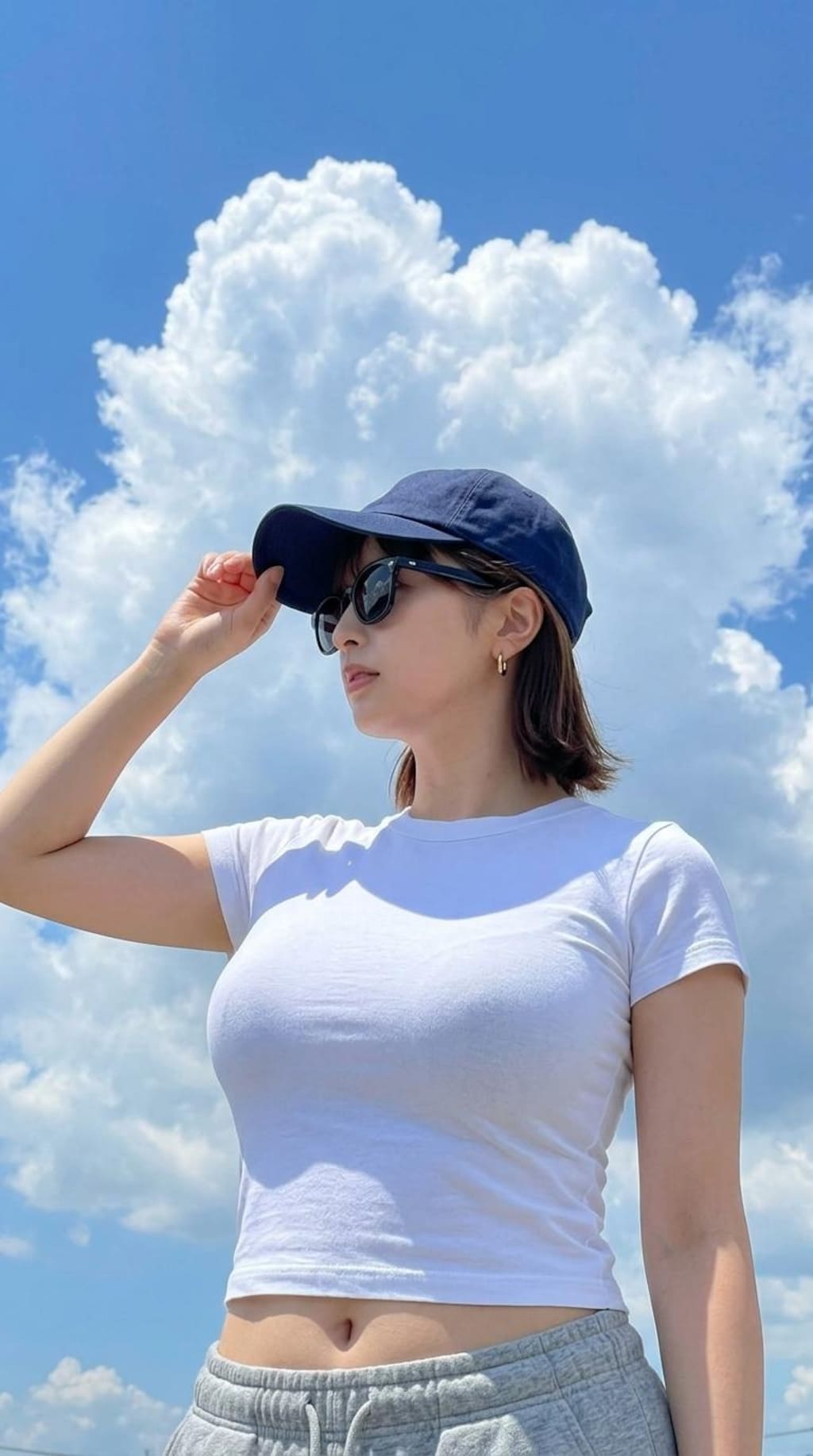 地方アナの夏ショット