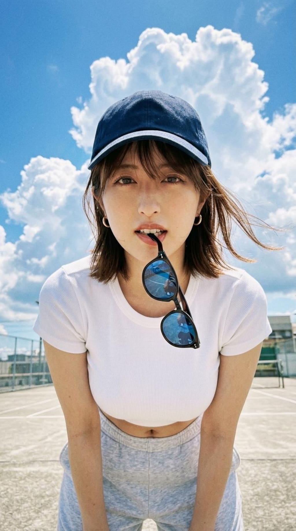 地方アナの夏ショット