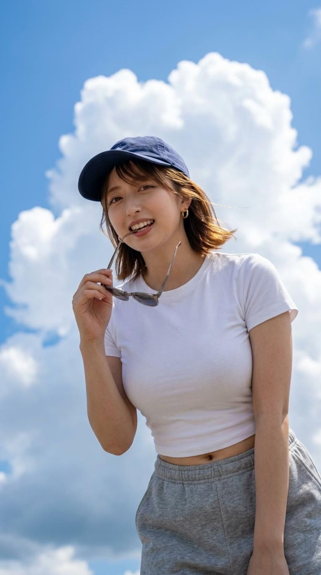 地方アナの夏ショット