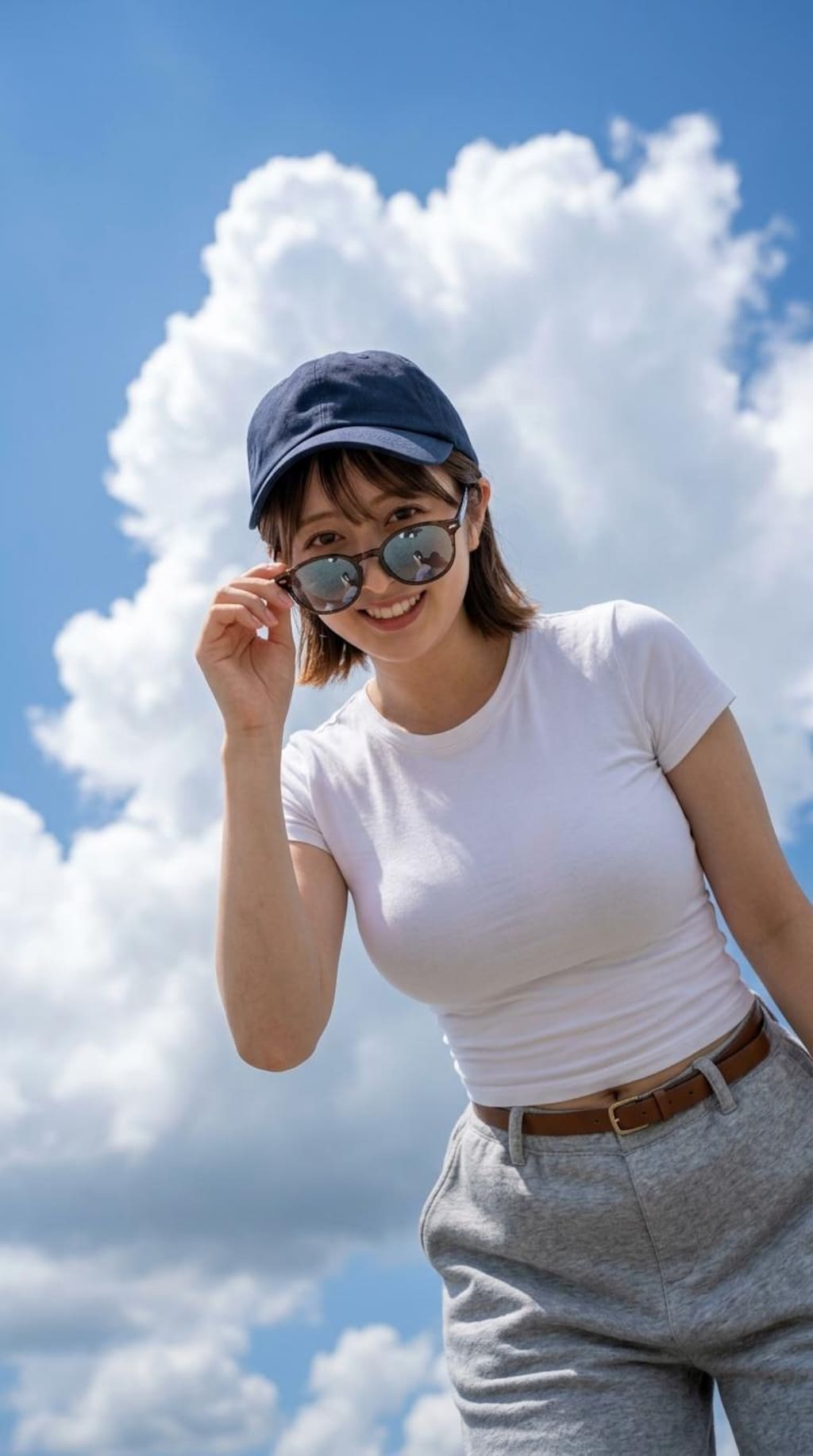 地方アナの夏ショット