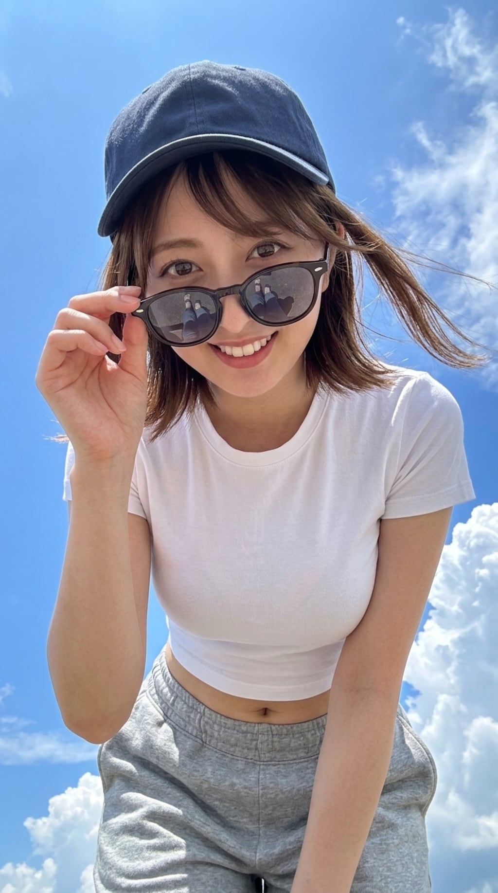 地方アナの夏ショット