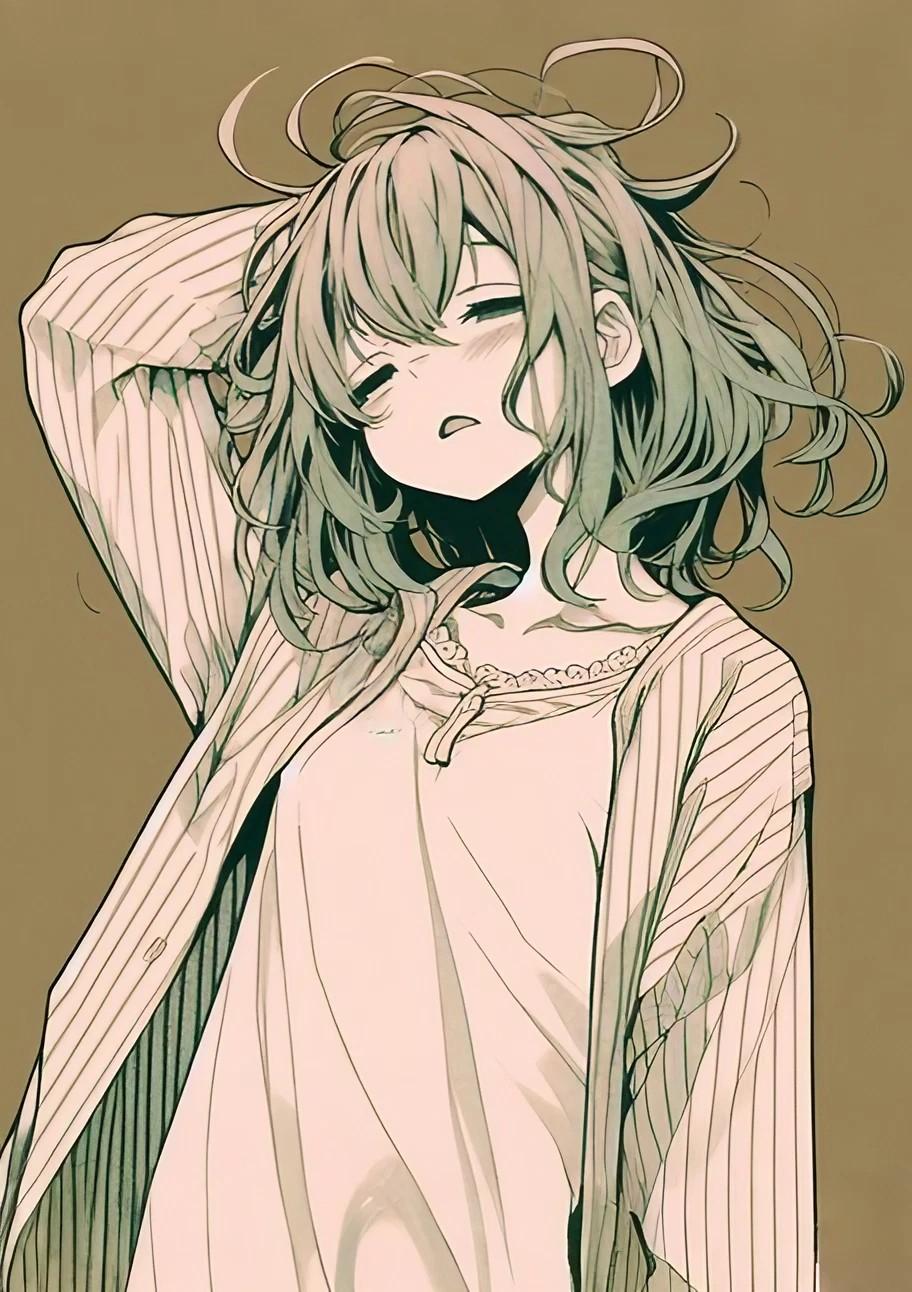 寝ぼけ女子②