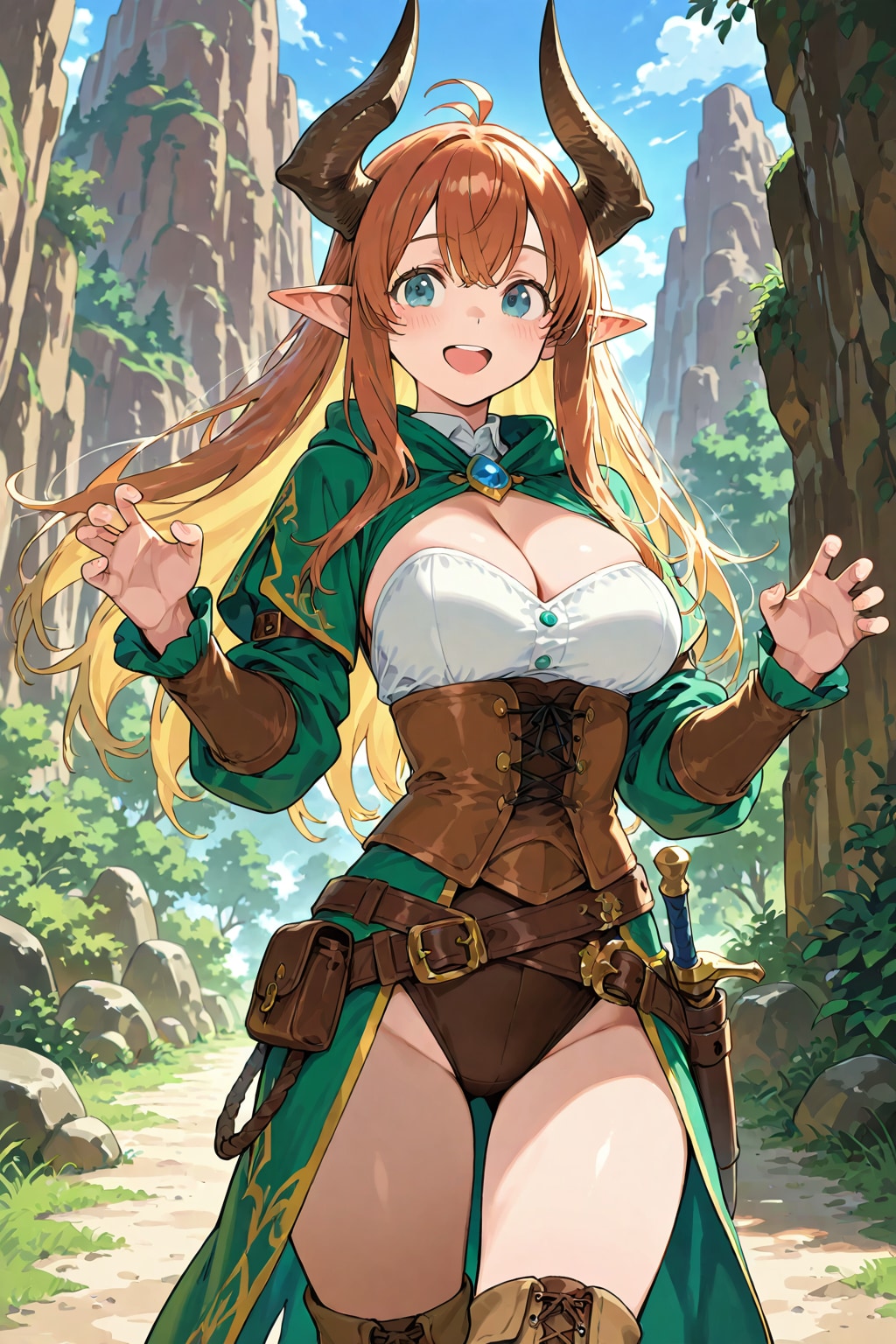 地の精霊 | の人気AIイラスト・グラビア