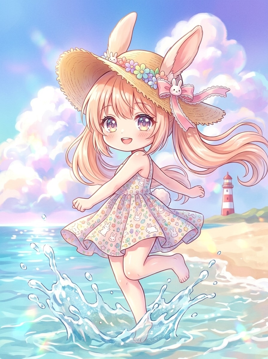 サンドレス | の人気AIイラスト・グラビア