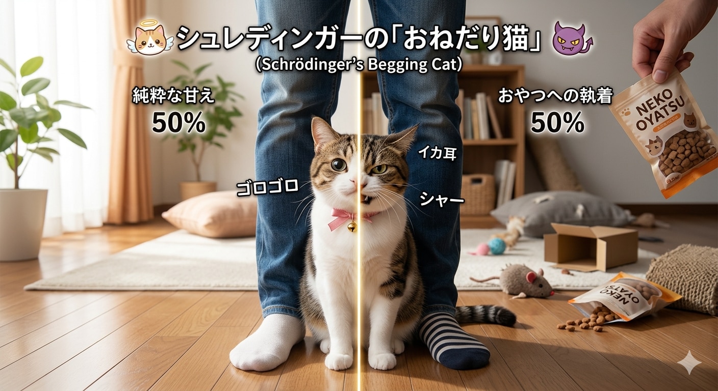シュレディンガーの「おねだり猫」 | の人気AIイラスト・グラビア