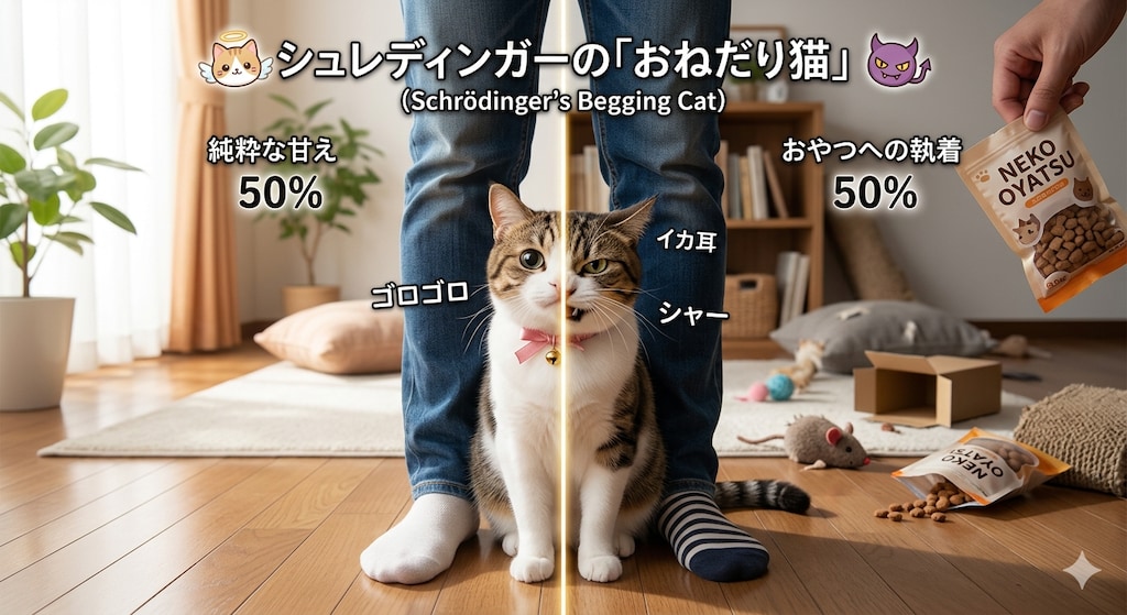 シュレディンガーの「おねだり猫」