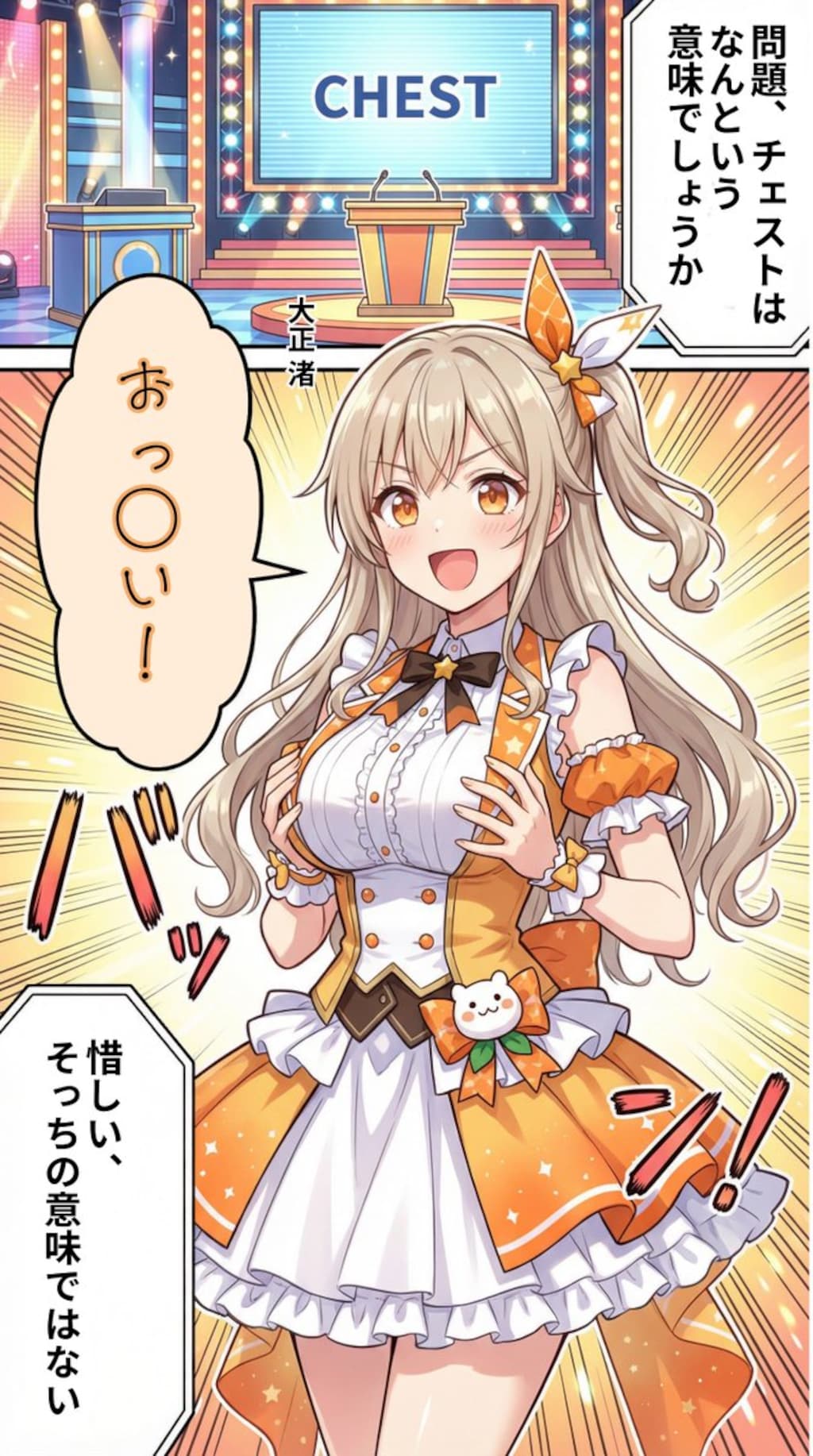 クイズ番組に参加するアイドル【大正渚】編