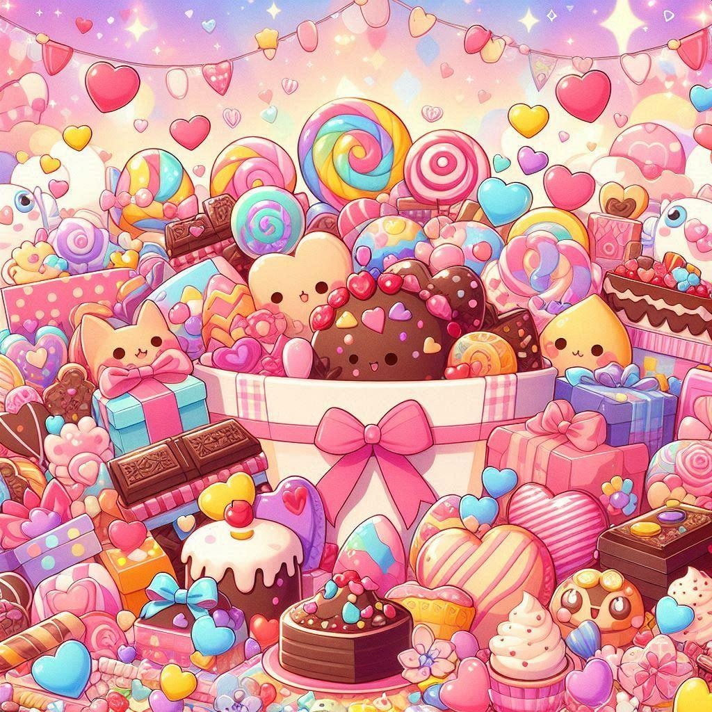 Dalleからハッピーバレンタイン！