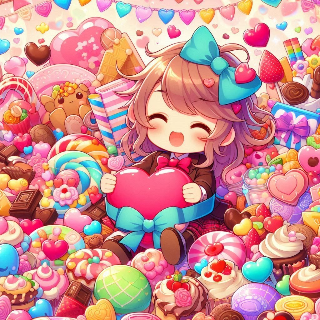 Dalleからハッピーバレンタイン！