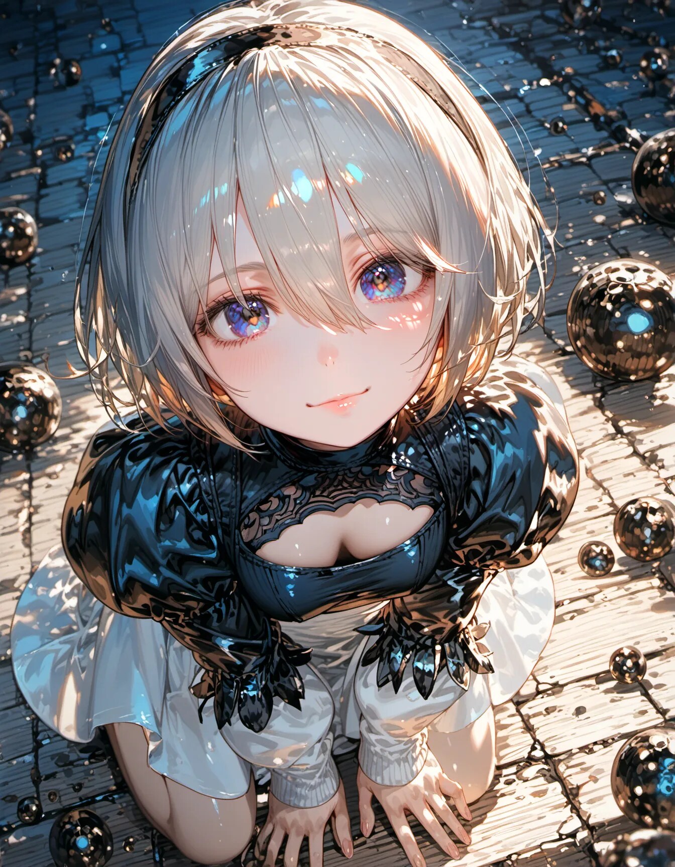 A Smile Among Black Pearls