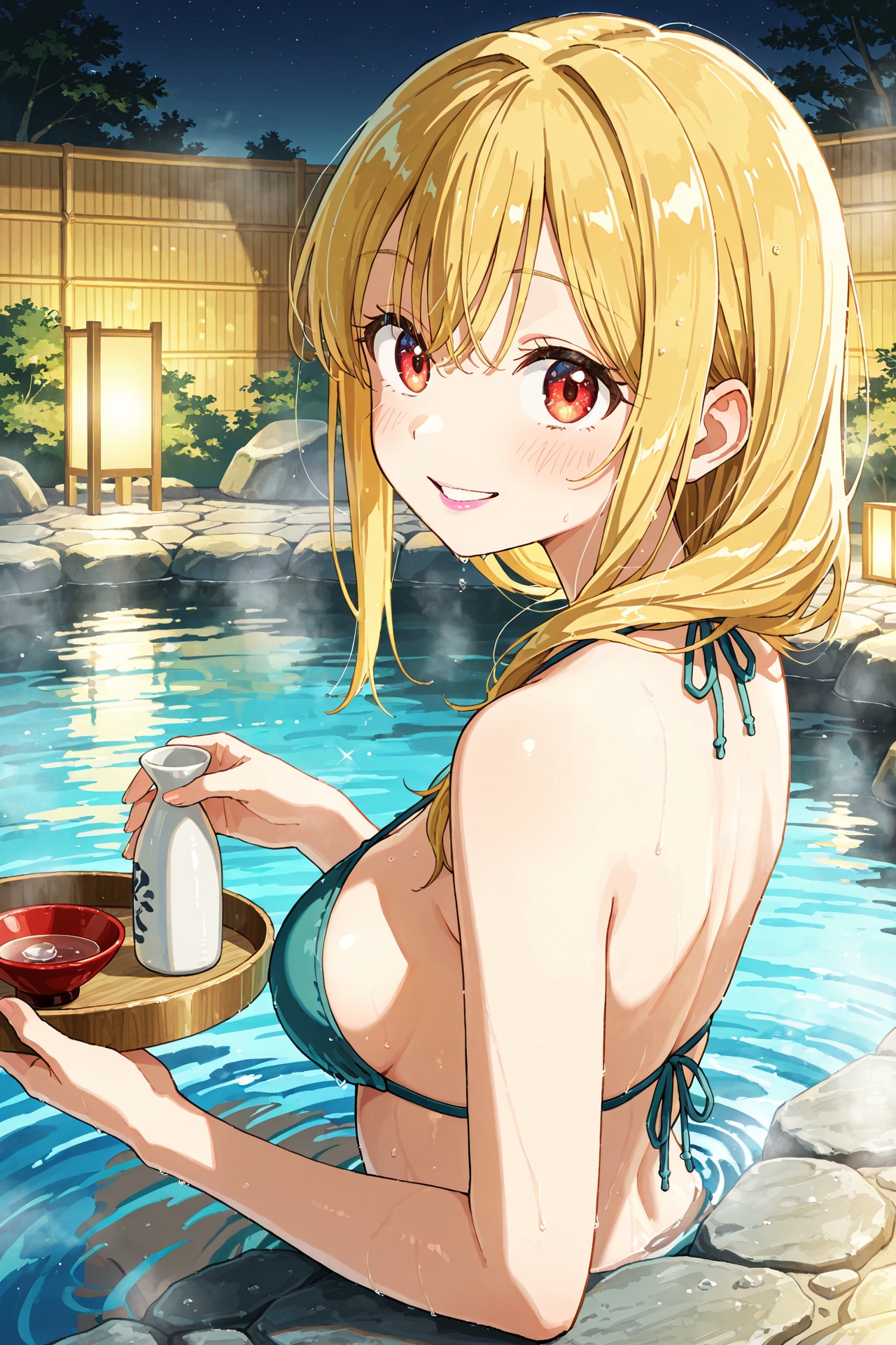 温泉で女の子と日本酒・全年齢版 Z723
