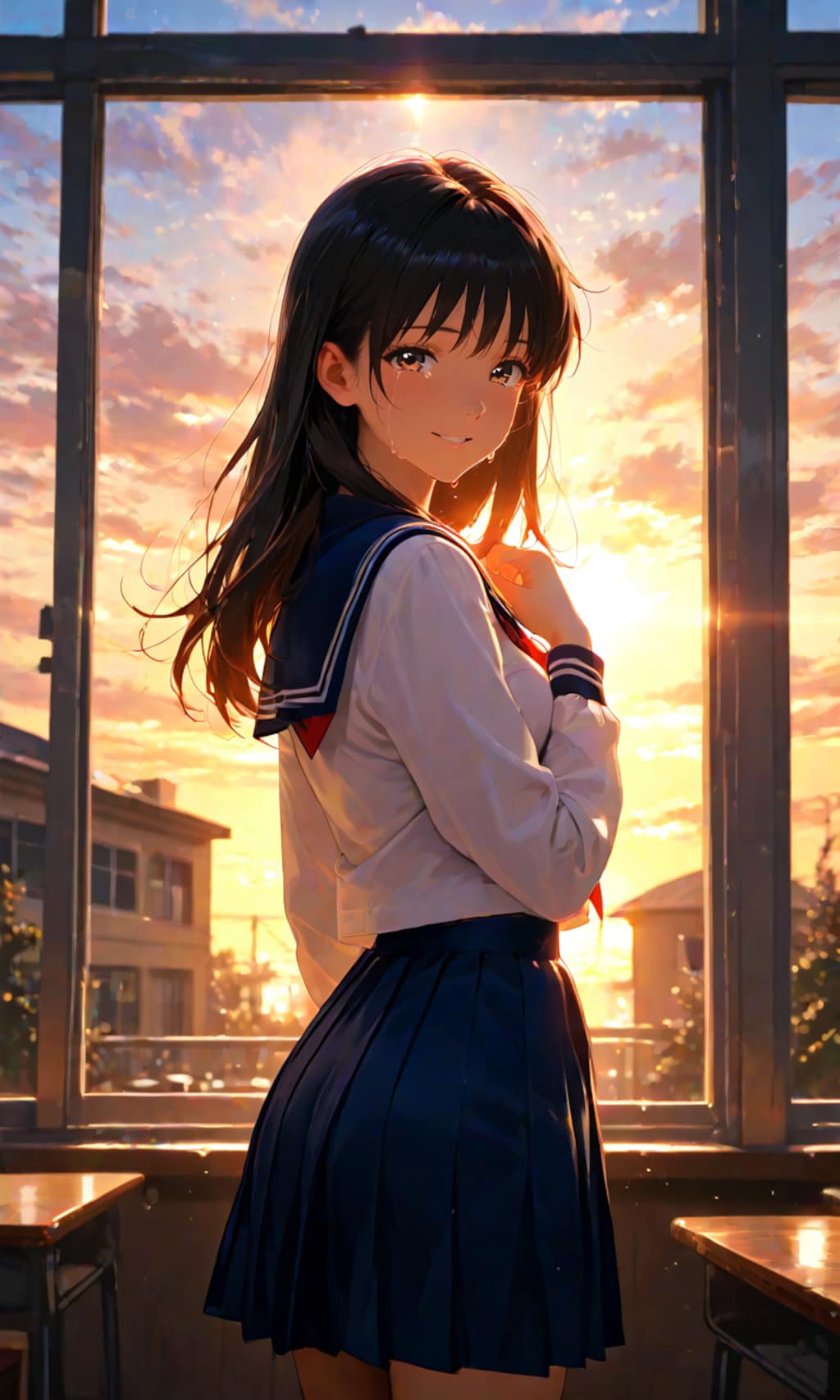 泣いてなんか???