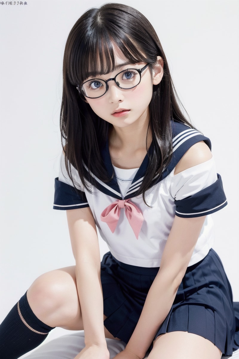 メガネの女の子