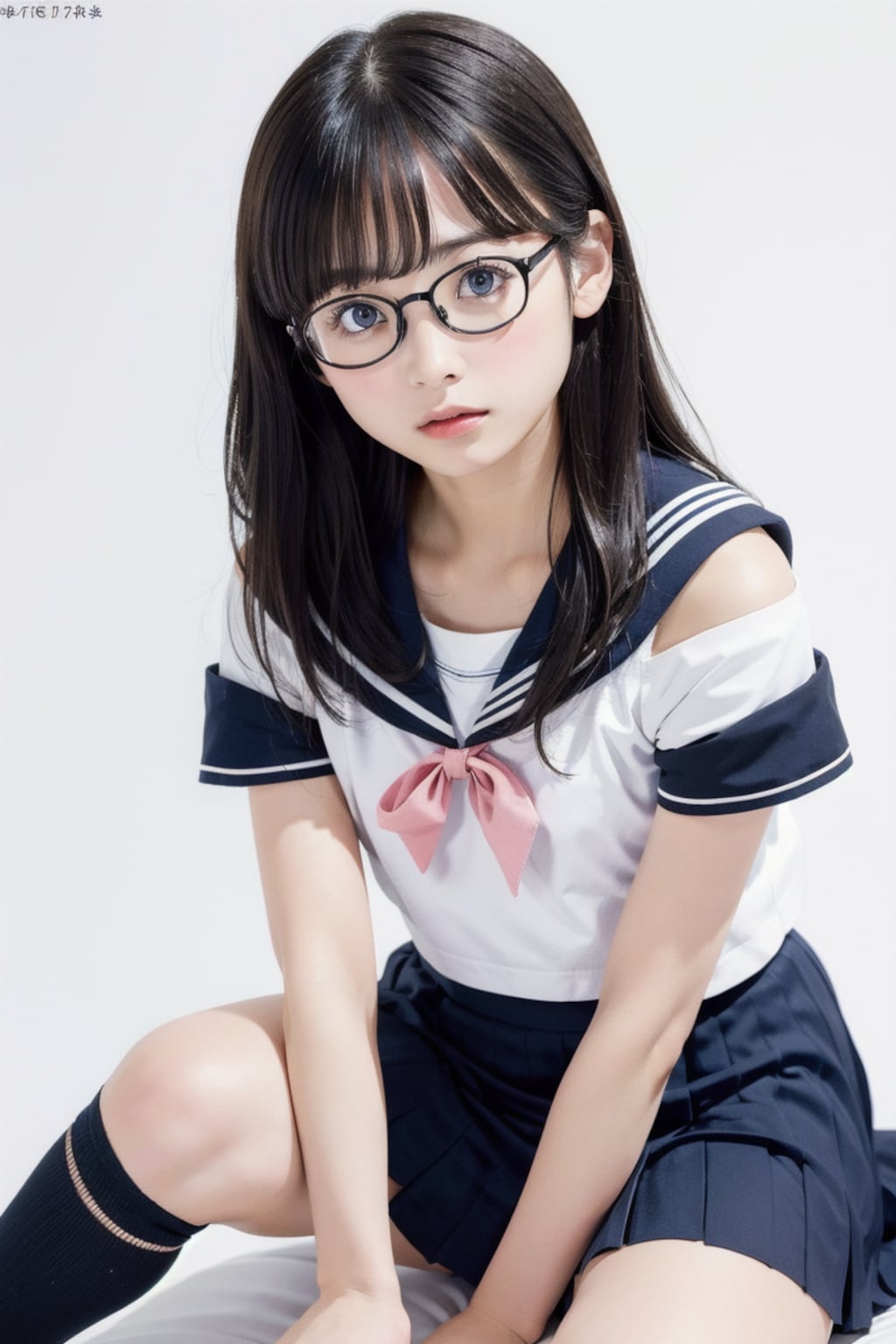 メガネの女の子