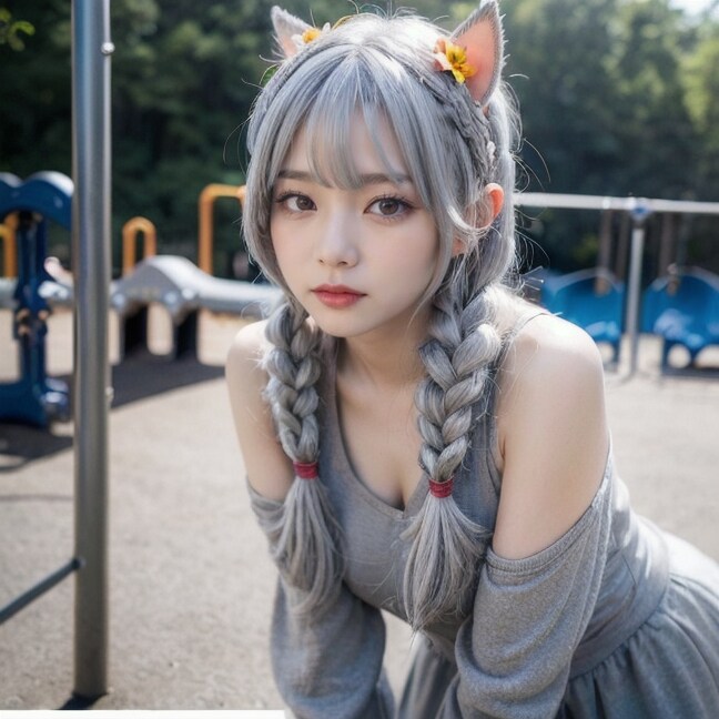 公園の犬ちゃん